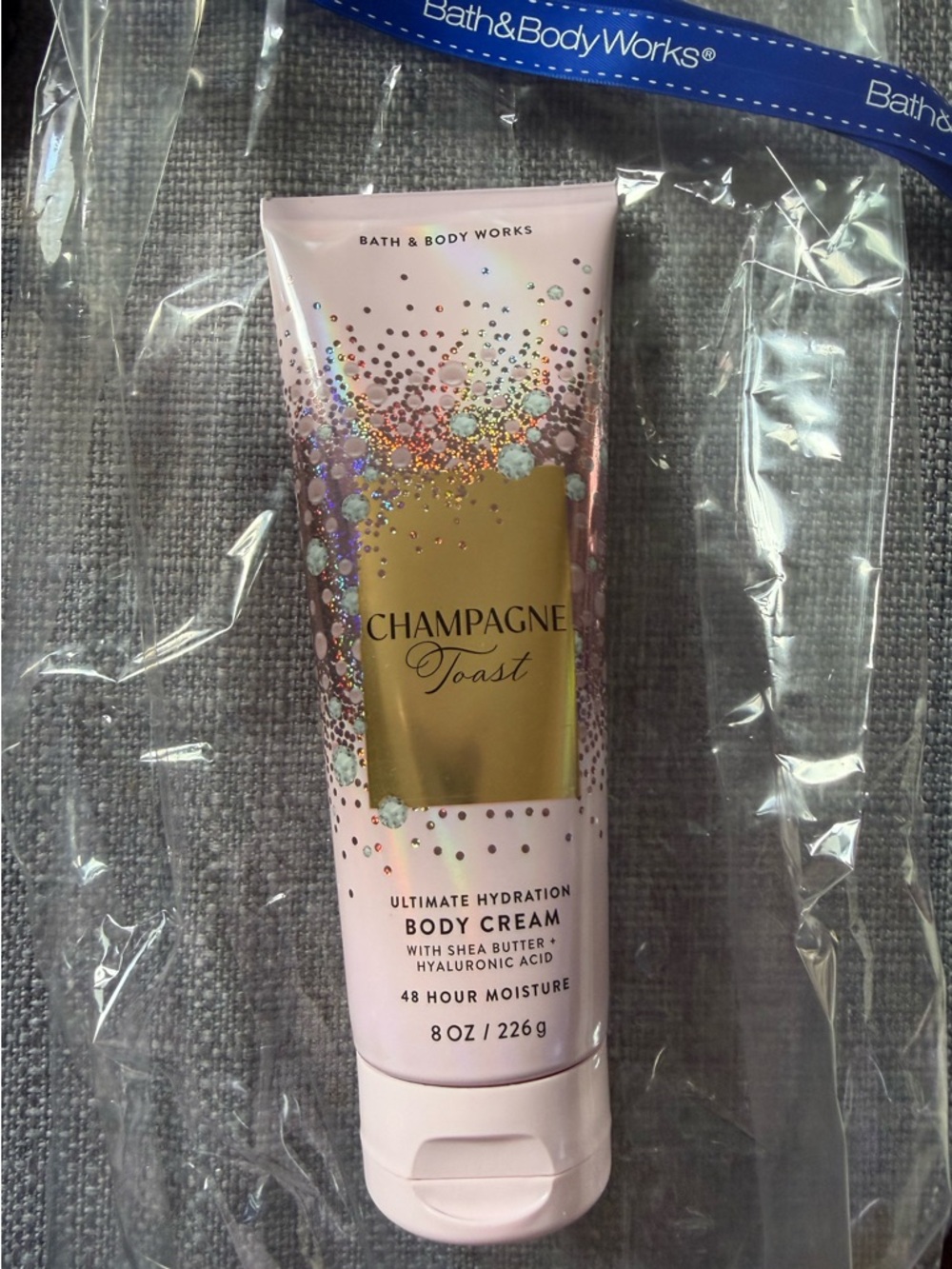 Bath & Body Works Champagne Toast Body Cream - Pink & Gold Accents